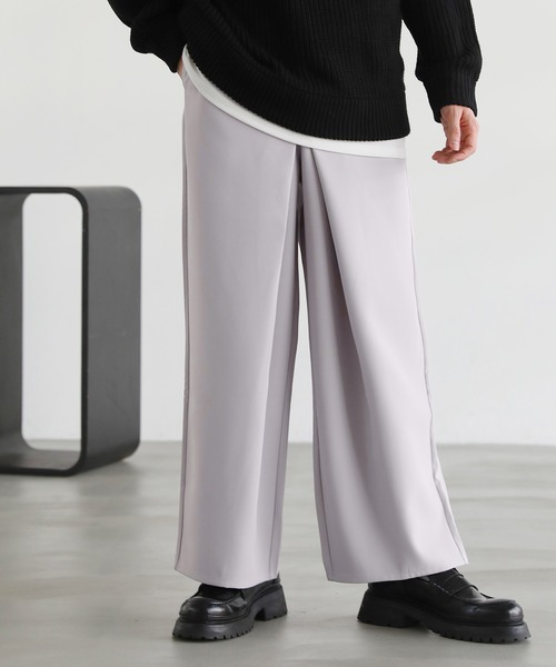 センタークロスワイドドレープスラックス（スラックス）｜ASTRONOMY（アストロノミー）