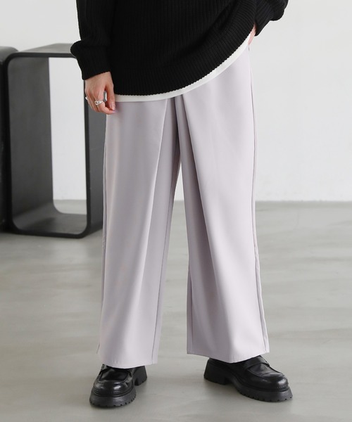 センタークロスワイドドレープスラックス（スラックス）｜ASTRONOMY（アストロノミー）