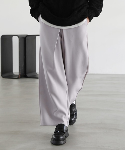 センタークロスワイドドレープスラックス（スラックス）｜ASTRONOMY（アストロノミー）