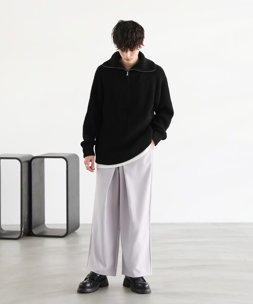 センタークロスワイドドレープスラックス（スラックス）｜ASTRONOMY（アストロノミー）