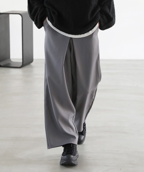 センタークロスワイドドレープスラックス（スラックス）｜ASTRONOMY（アストロノミー）