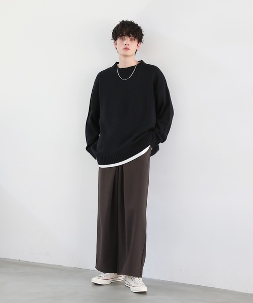 センタークロスワイドドレープスラックス（スラックス）｜ASTRONOMY（アストロノミー）