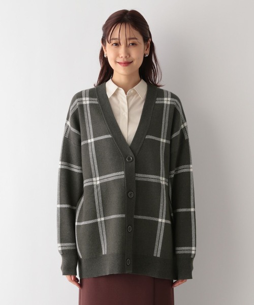 セール】メルティアソート柄カーディガン/906670（カーディガン/ボレロ