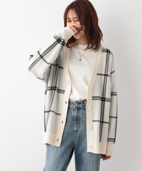 セール】メルティアソート柄カーディガン/906670（カーディガン/ボレロ