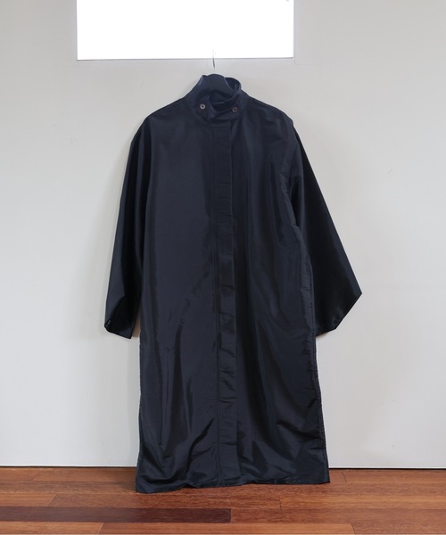 ULEULA（ウルア）の「スタンドカラーシャツコート/ステンカラーシャツコート/スプリングコート（ステンカラーコート・レディース・カーキ/ブラック・FREE）」の22枚目の写真