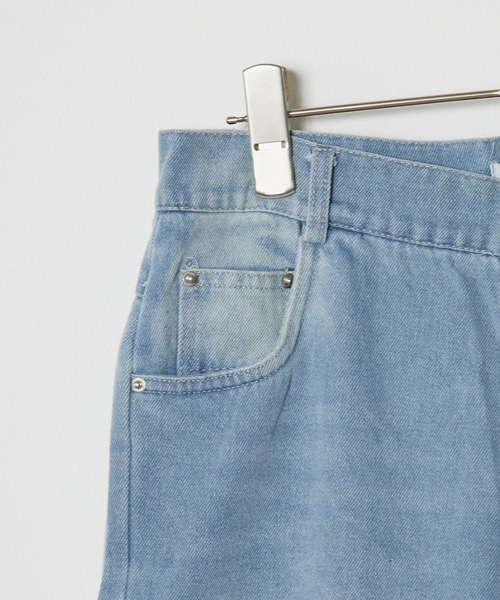 ROOPTOKYO（ループトウキョウ）の「▲Sweat Collaboration Damage Denim Pants / 切り替えスウェットダメージデニムパンツ（デニムパンツ・レディース・ブラック/グレー・S/M/L）」の5枚目の写真
