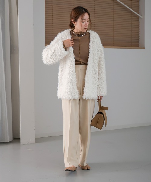 セール】プードルボアカーディガン（カーディガン/ボレロ）｜Bab（バブ