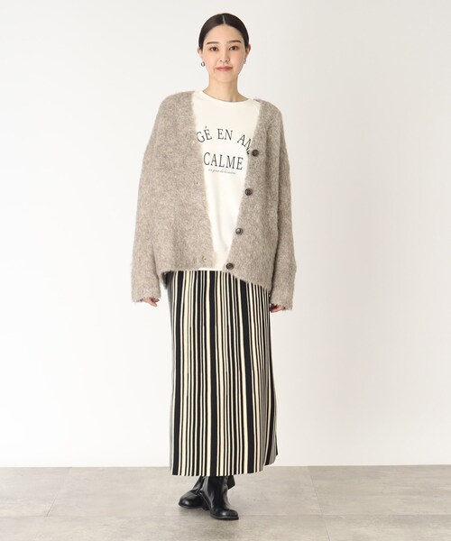 THE SHOP TK (ザ ショップ ティーケー )の「◆ふわふわカーディガン/ハグするニットシリーズ(カーディガン/ボレロ・レディース・スモーキーグリーン系/ブルー/ブラウン系5/グレー系その他5/ブラウン系その他・99)」の21枚目の写真