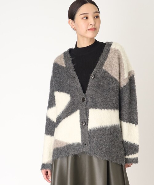 THE SHOP TK (ザ ショップ ティーケー )の「◆ふわふわカーディガン/ハグするニットシリーズ(カーディガン/ボレロ・レディース・スモーキーグリーン系/ブルー/ブラウン系5/グレー系その他5/ブラウン系その他・99)」の14枚目の写真