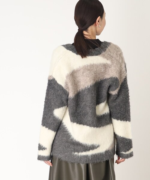 THE SHOP TK (ザ ショップ ティーケー )の「◆ふわふわカーディガン/ハグするニットシリーズ(カーディガン/ボレロ・レディース・スモーキーグリーン系/ブルー/ブラウン系5/グレー系その他5/ブラウン系その他・99)」の12枚目の写真