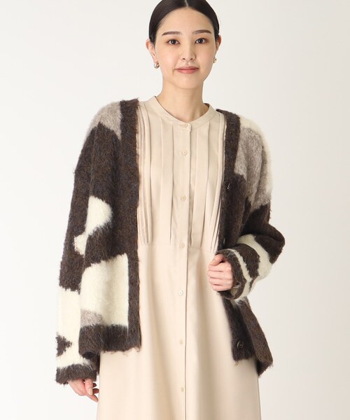 THE SHOP TK (ザ ショップ ティーケー )の「◆ふわふわカーディガン/ハグするニットシリーズ(カーディガン/ボレロ・レディース・スモーキーグリーン系/ブルー/ブラウン系5/グレー系その他5/ブラウン系その他・99)」の8枚目の写真