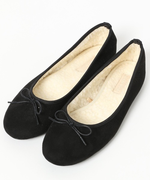 GLOBAL WORK（グローバルワーク）の「フワモコ撥水クッションバレエシューズ/973143（バレエシューズ・レディース・ブラック系その他2/ゼブラ/ブラウン系その他2/グレイッシュベージュ/ブラック系その他/ベージュ・X-LARGE/MEDIUM/SMALL/LARGE）」の10枚目の写真