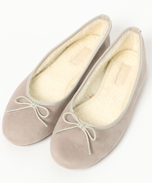 GLOBAL WORK（グローバルワーク）の「フワモコ撥水クッションバレエシューズ/973143（バレエシューズ・レディース・ブラック系その他2/ゼブラ/ブラウン系その他2/グレイッシュベージュ/ブラック系その他/ベージュ・X-LARGE/MEDIUM/SMALL/LARGE）」の13枚目の写真