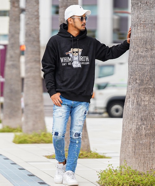 adamsJUGGLER（アダムスジャグラー）の「バイカーリペアデニムロングパンツ（デニムパンツ・メンズ・インディゴブルー・L/XL/XXL/S/M）」の6枚目の写真