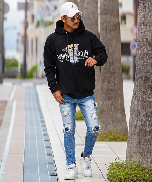 adamsJUGGLER（アダムスジャグラー）の「バイカーリペアデニムロングパンツ（デニムパンツ・メンズ・インディゴブルー・L/XL/XXL/S/M）」の9枚目の写真