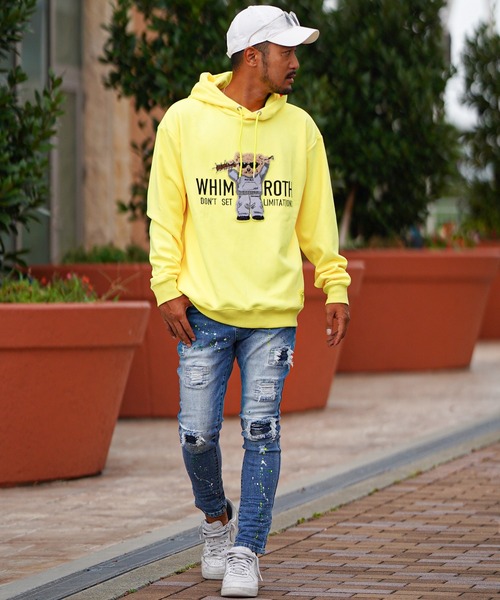 adamsJUGGLER（アダムスジャグラー）の「バイカーリペアデニムロングパンツ（デニムパンツ・メンズ・インディゴブルー・L/XL/XXL/S/M）」の5枚目の写真