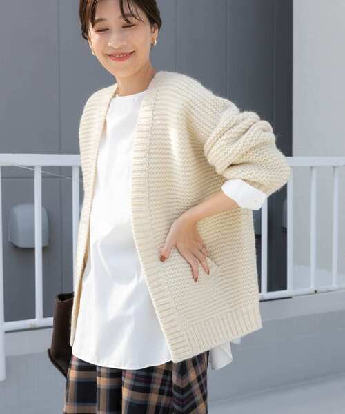 URBAN RESEARCH DOORS（アーバンリサーチドアーズ）の「クルーネックプルオーバーシャツ（シャツ/ブラウス・レディース・オフホワイト・MEDIUM）」の3枚目の写真