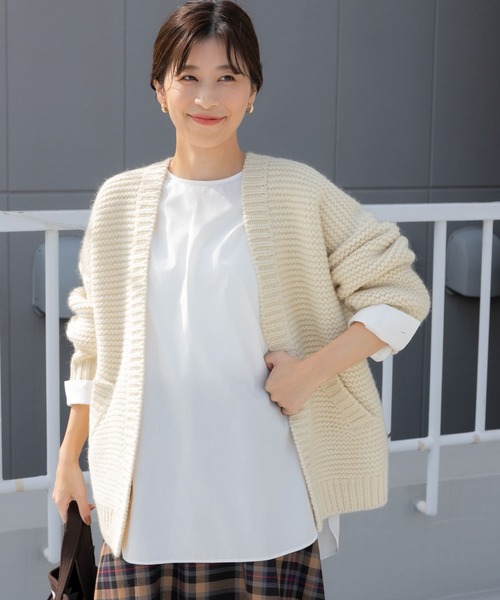 URBAN RESEARCH DOORS（アーバンリサーチドアーズ）の「クルーネックプルオーバーシャツ（シャツ/ブラウス・レディース・オフホワイト・MEDIUM）」の4枚目の写真