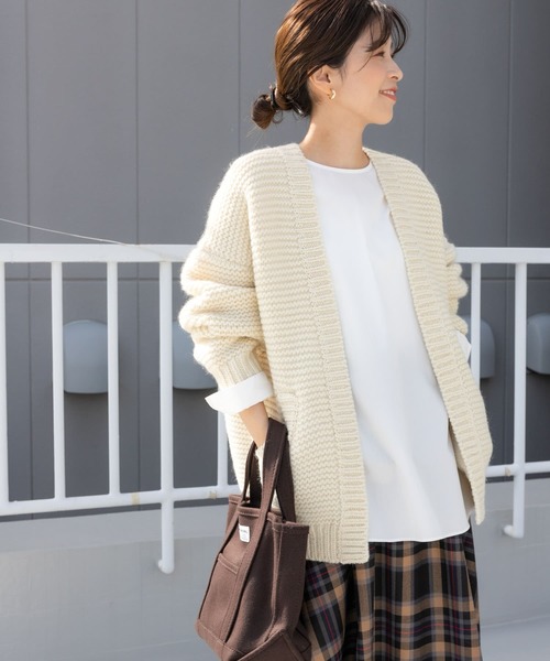 URBAN RESEARCH DOORS（アーバンリサーチドアーズ）の「クルーネックプルオーバーシャツ（シャツ/ブラウス・レディース・オフホワイト・MEDIUM）」の5枚目の写真