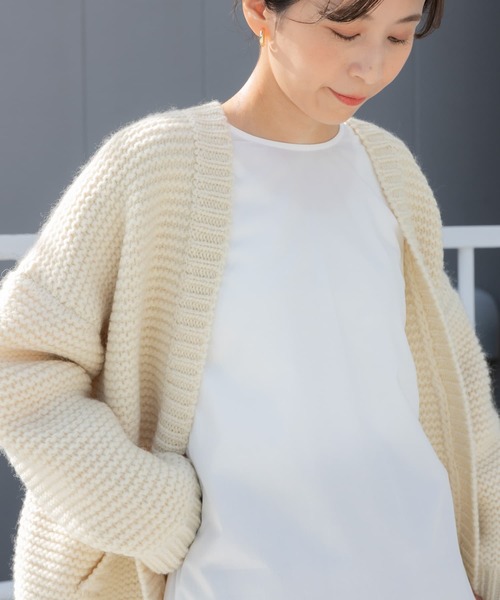 URBAN RESEARCH DOORS（アーバンリサーチドアーズ）の「クルーネックプルオーバーシャツ（シャツ/ブラウス・レディース・オフホワイト・MEDIUM）」の6枚目の写真