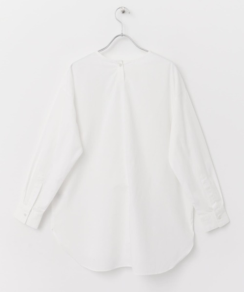 URBAN RESEARCH DOORS（アーバンリサーチドアーズ）の「クルーネックプルオーバーシャツ（シャツ/ブラウス・レディース・オフホワイト・MEDIUM）」の10枚目の写真