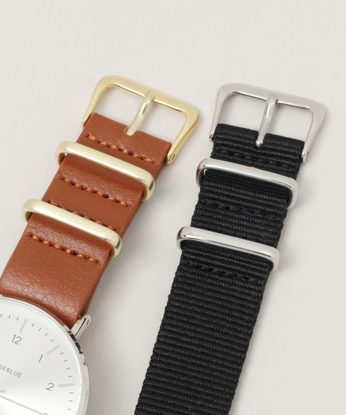 RAGEBLUE(レイジブルー)の「2WAY/カスタムベルトウォッチ(アナログ腕時計・メンズ・ブラック/ホワイト/グリーン/ネイビー・FREE)」の15枚目の写真