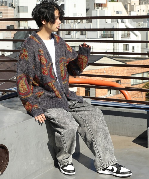 ８(eight)（エイト）の「モヘアタッチカーディガン（カーディガン/ボレロ・メンズ・ブラック系その他/グレー系その他・FREE）」の11枚目の写真