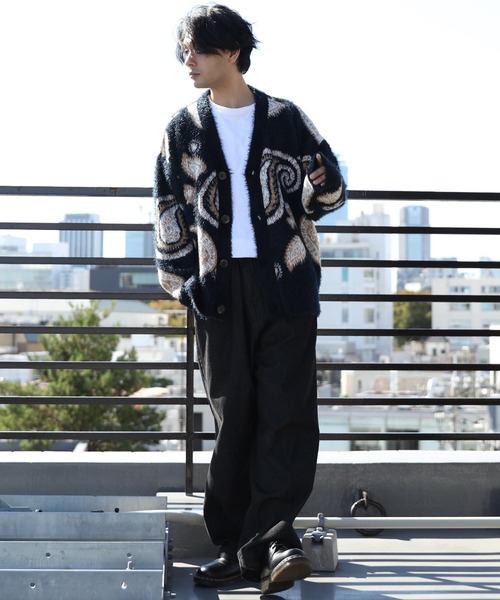 ８(eight)（エイト）の「モヘアタッチカーディガン（カーディガン/ボレロ・メンズ・ブラック系その他/グレー系その他・FREE）」の5枚目の写真