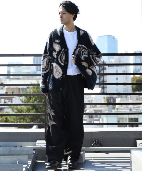 ８(eight)（エイト）の「モヘアタッチカーディガン（カーディガン/ボレロ・メンズ・ブラック系その他/グレー系その他・FREE）」の6枚目の写真