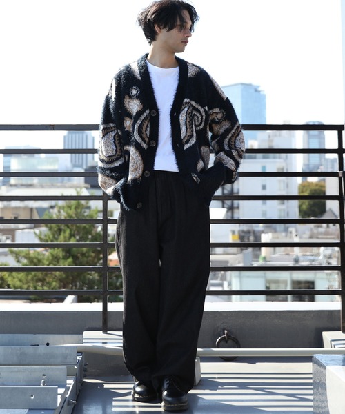 ８(eight)（エイト）の「モヘアタッチカーディガン（カーディガン/ボレロ・メンズ・ブラック系その他/グレー系その他・FREE）」の8枚目の写真