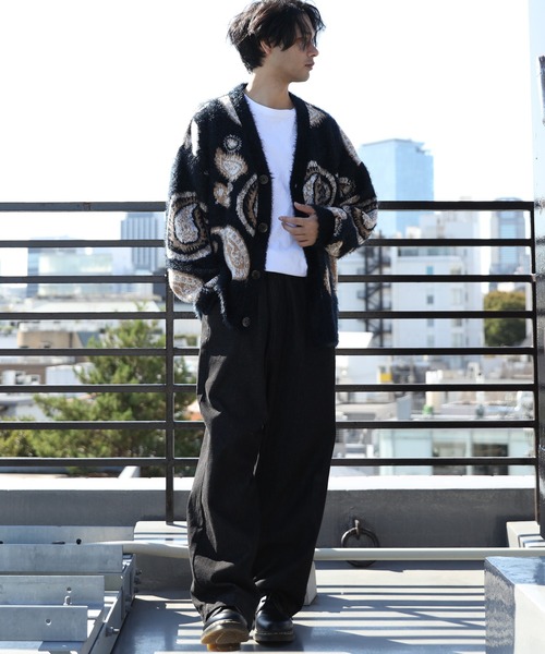 ８(eight)（エイト）の「モヘアタッチカーディガン（カーディガン/ボレロ・メンズ・ブラック系その他/グレー系その他・FREE）」の9枚目の写真