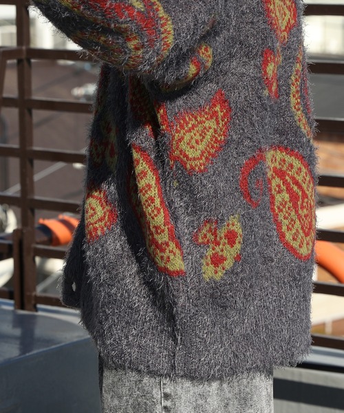 ８(eight)（エイト）の「モヘアタッチカーディガン（カーディガン/ボレロ・メンズ・ブラック系その他/グレー系その他・FREE）」の20枚目の写真