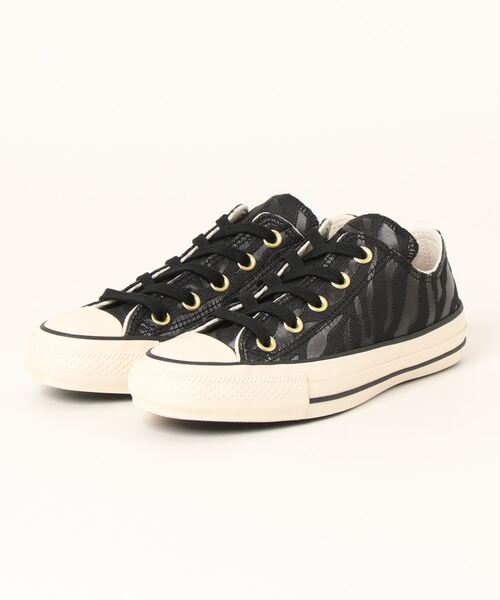 CONVERSE(コンバース)の「ALL STAR 100 JACQUARDTIGER OX / オールスター 100 ジャカードタイガー OX(スニーカー・メンズ・ブラック・3.5/7.5/5/9/9.5/4/4.5/5.5/3/8.5/6.5/7)」の1枚目の写真