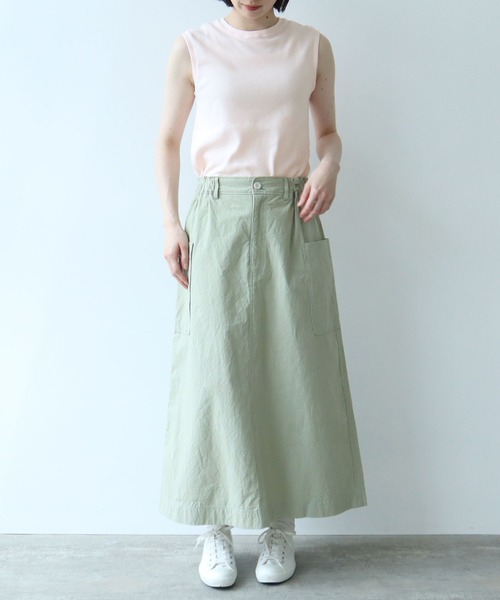 bulle de savon（ビュルデサボン）の「ピマハイゲージスムース ふわふわノースリ（Tシャツ/カットソー・レディース・ネイビー/イエロー/ピンク/ホワイト・FREE）」の18枚目の写真