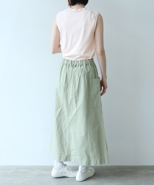 bulle de savon（ビュルデサボン）の「ピマハイゲージスムース ふわふわノースリ（Tシャツ/カットソー・レディース・ネイビー/イエロー/ピンク/ホワイト・FREE）」の20枚目の写真