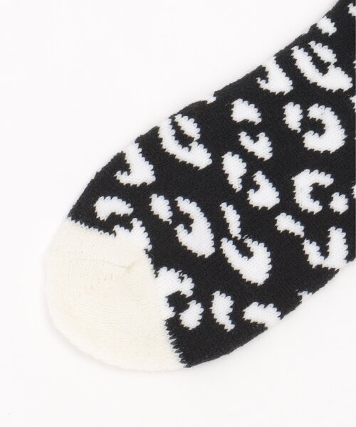 LBC（エルビーシー）の「裏起毛ソックス レオパード（ソックス/靴下・レディース・グリーン/ブラック/ベージュ・FREE）」の7枚目の写真