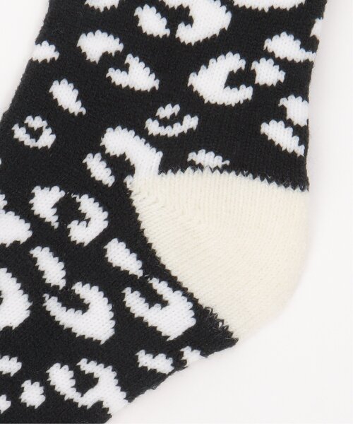 LBC（エルビーシー）の「裏起毛ソックス レオパード（ソックス/靴下・レディース・グリーン/ブラック/ベージュ・FREE）」の8枚目の写真