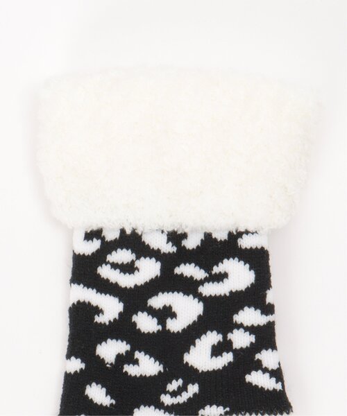 LBC（エルビーシー）の「裏起毛ソックス レオパード（ソックス/靴下・レディース・グリーン/ブラック/ベージュ・FREE）」の9枚目の写真