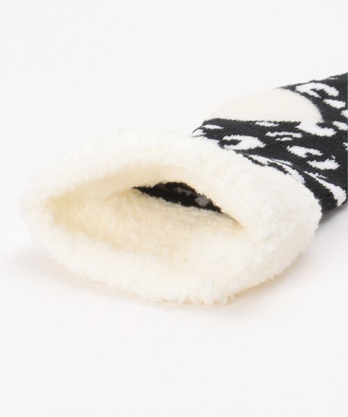 LBC（エルビーシー）の「裏起毛ソックス レオパード（ソックス/靴下・レディース・グリーン/ブラック/ベージュ・FREE）」の10枚目の写真