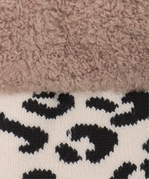 LBC（エルビーシー）の「裏起毛ソックス レオパード（ソックス/靴下・レディース・グリーン/ブラック/ベージュ・FREE）」の13枚目の写真