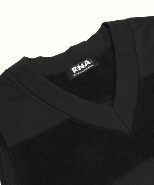 RNA(アールエヌエー)の「M2179 2FACEボーダーベスト(ベスト・レディース・ホワイト/ブラック/ライトオリーブ・MEDIUM)」の17枚目の写真