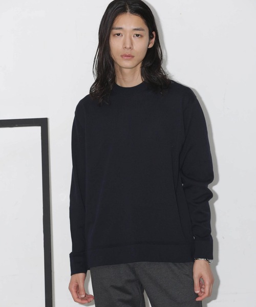 NANO universe（ナノユニバース）の「「タフニット」ジャケT ロングスリーブ（ニット/セーター・メンズ・ブラウン/トップグレー/アイボリー/ダークネイビー・S/M/L）」の15枚目の写真