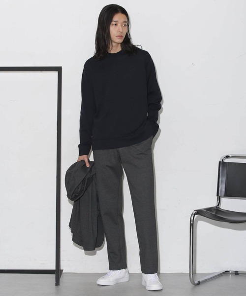 NANO universe（ナノユニバース）の「「タフニット」ジャケT ロングスリーブ（ニット/セーター・メンズ・ブラウン/トップグレー/アイボリー/ダークネイビー・S/M/L）」の11枚目の写真