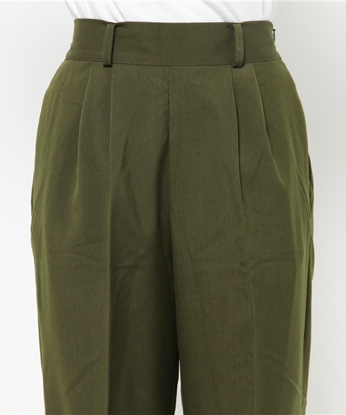 CIAOPANIC（チャオパニック）の「【Ciaopanic】　TRツータックワイドPT（その他パンツ・レディース・ブラック/レンガ/オリーブ・FREE）」の8枚目の写真