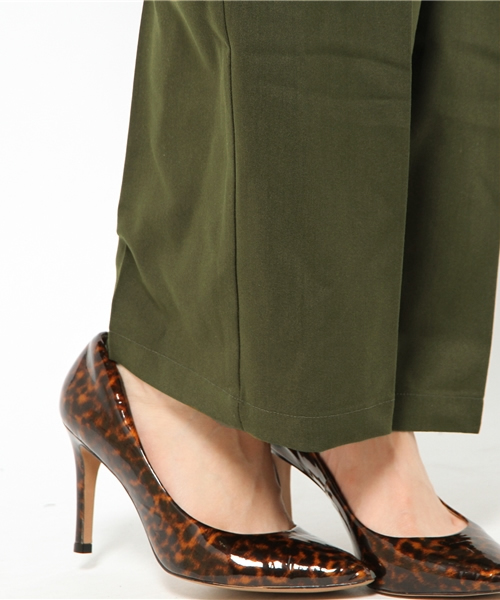 CIAOPANIC（チャオパニック）の「【Ciaopanic】　TRツータックワイドPT（その他パンツ・レディース・ブラック/レンガ/オリーブ・FREE）」の11枚目の写真