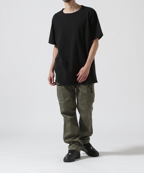 WHITELAND（ホワイトランド）の「【WEB&DEPOT限定】DankeSchon/ダンケシェーン/ODS/DAMEGE SST/ダメージTシャツ（Tシャツ/カットソー・レディース・ホワイト/ベージュ/ブラック・F）」の5枚目の写真