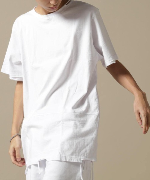 WHITELAND（ホワイトランド）の「【WEB&DEPOT限定】DankeSchon/ダンケシェーン/ODS/DAMEGE SST/ダメージTシャツ（Tシャツ/カットソー・レディース・ホワイト/ベージュ/ブラック・F）」の7枚目の写真