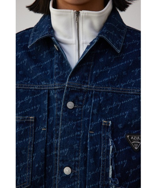 AZUL by moussy（アズールバイマウジー）の「AZUL DENIMロゴプレートジャケット（デニムジャケット・メンズ・ブルー/ブルー系その他・FREE）」の21枚目の写真