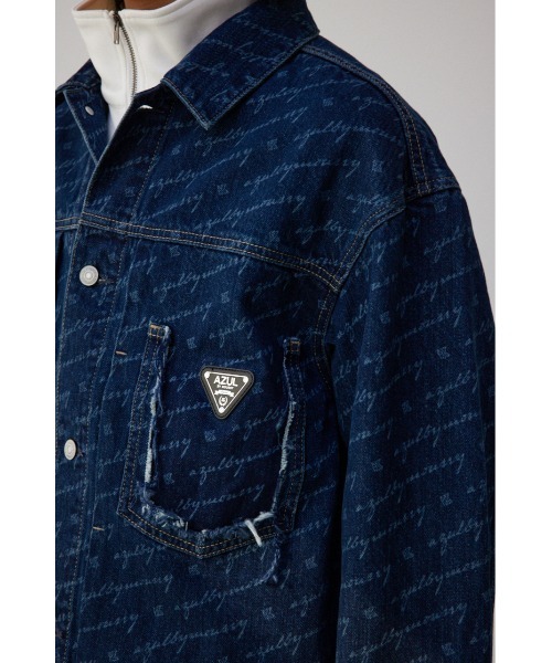 AZUL by moussy（アズールバイマウジー）の「AZUL DENIMロゴプレートジャケット（デニムジャケット・メンズ・ブルー/ブルー系その他・FREE）」の22枚目の写真