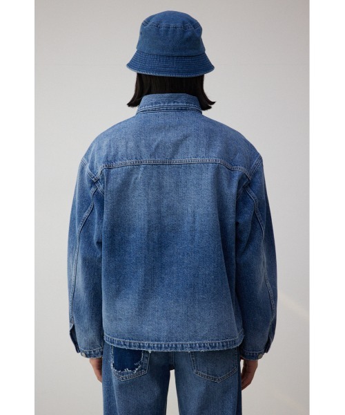 AZUL DENIMロゴプレートジャケット（デニムジャケット）｜AZUL BY
